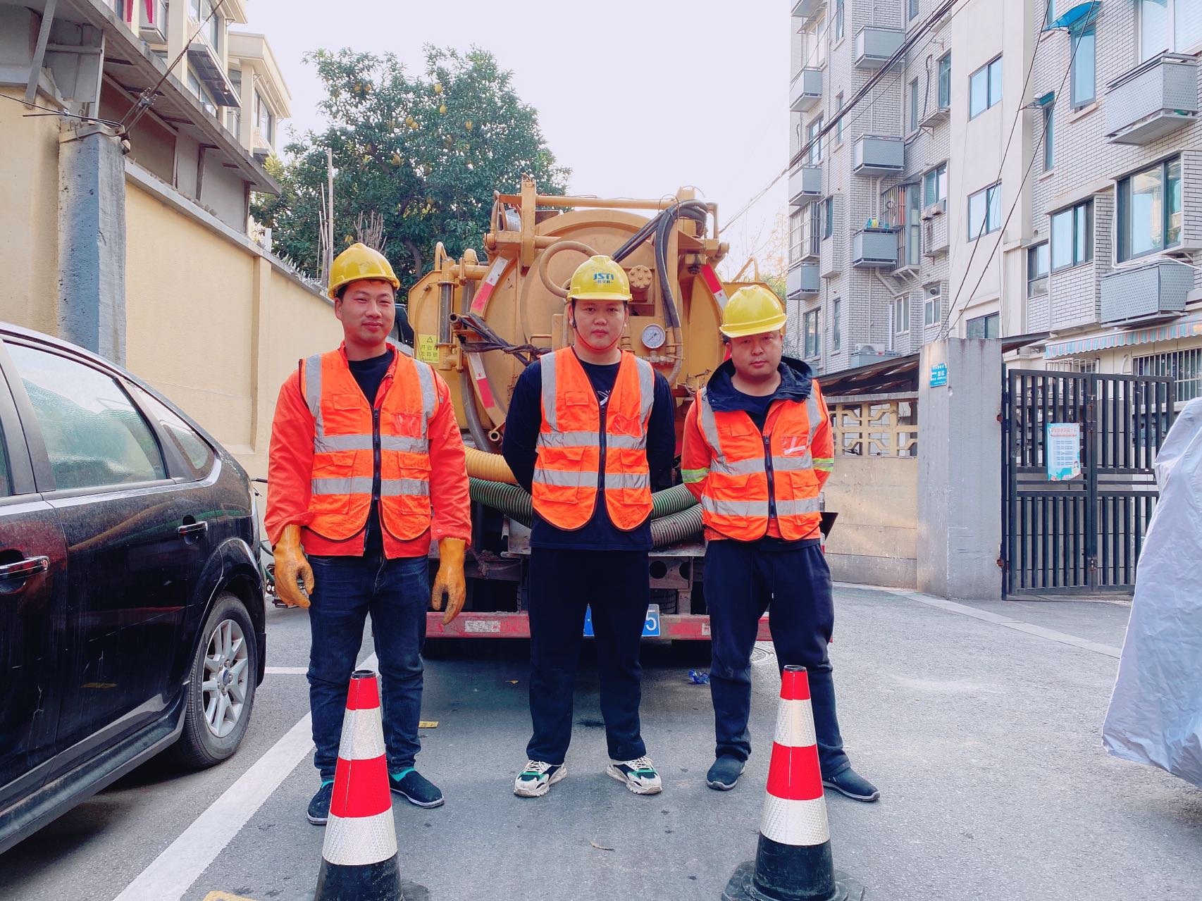 秦淮区南京某小区管道清淤检测施工